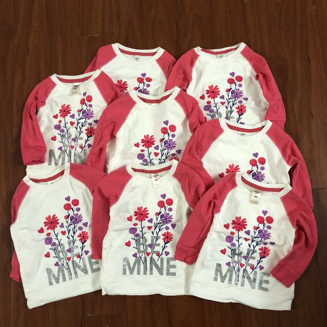 Áo nỉ Oshkho dư xịn size 18m và 24m
