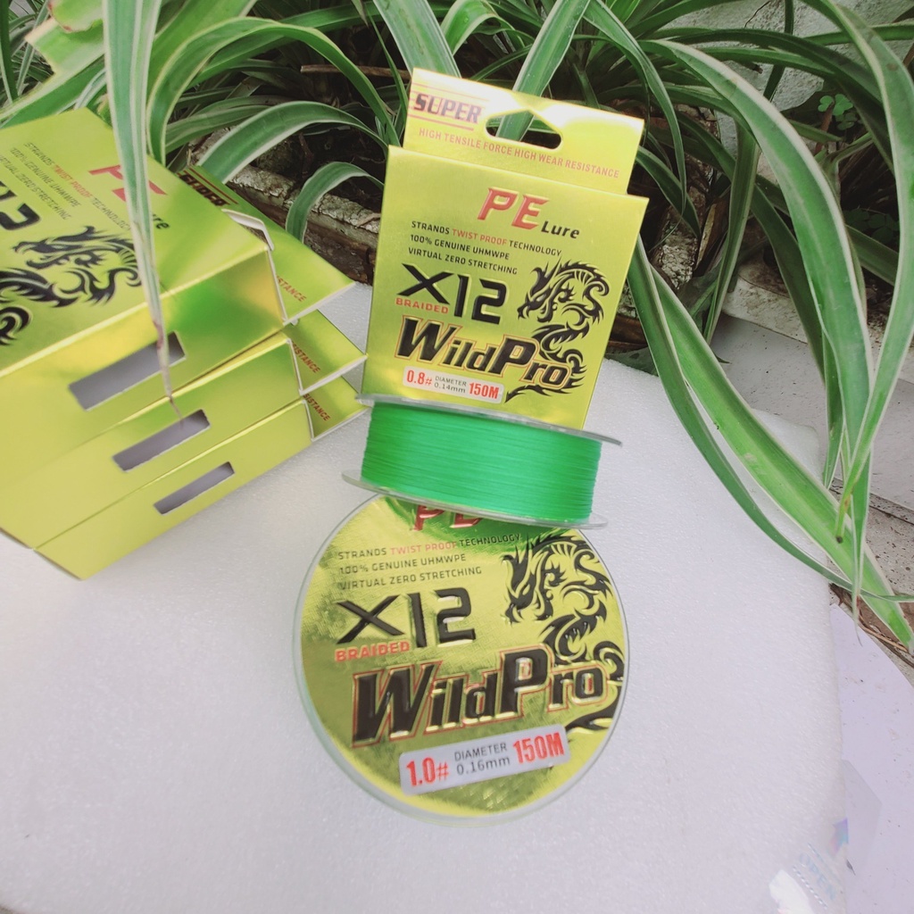 Dù PE Lure X12 Wild Pro 150 mét