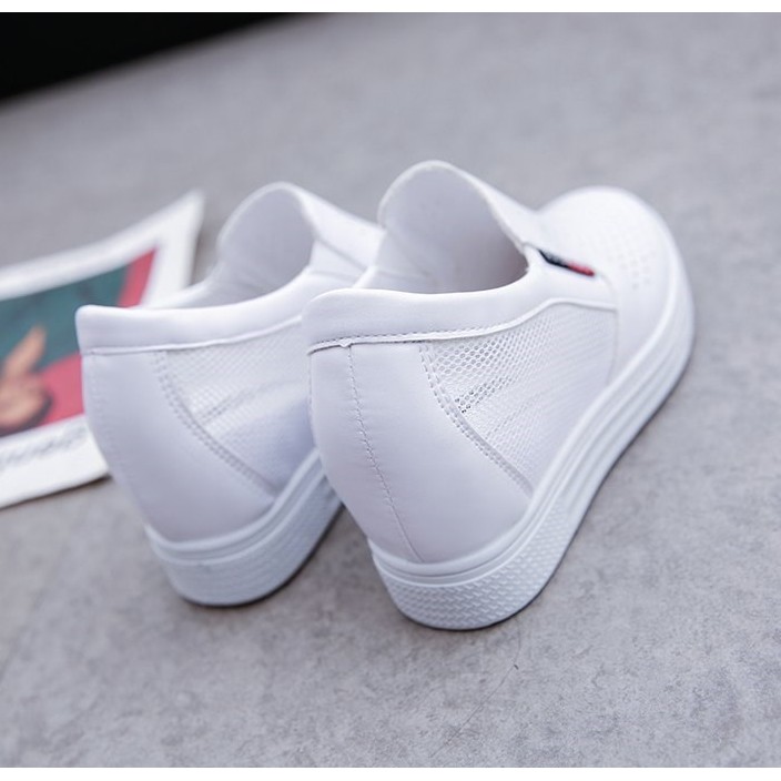 Giày Slip On Nữ Độn Đế 6cm Mã H35 Form Nhỏ 1 Cỡ