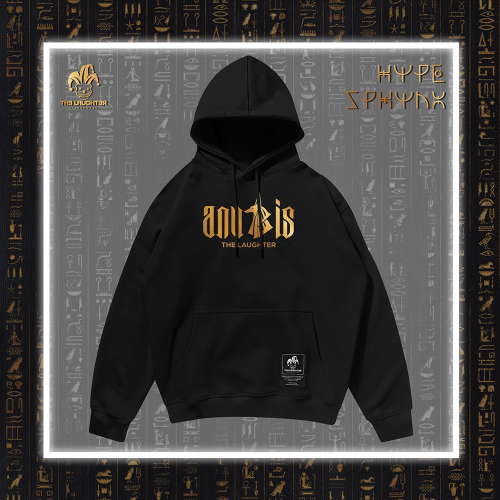 The Laughter - HOODIE HYPE ANUBIS - Áo MŨ NỈ DA CÁ | BigBuy360 - bigbuy360.vn