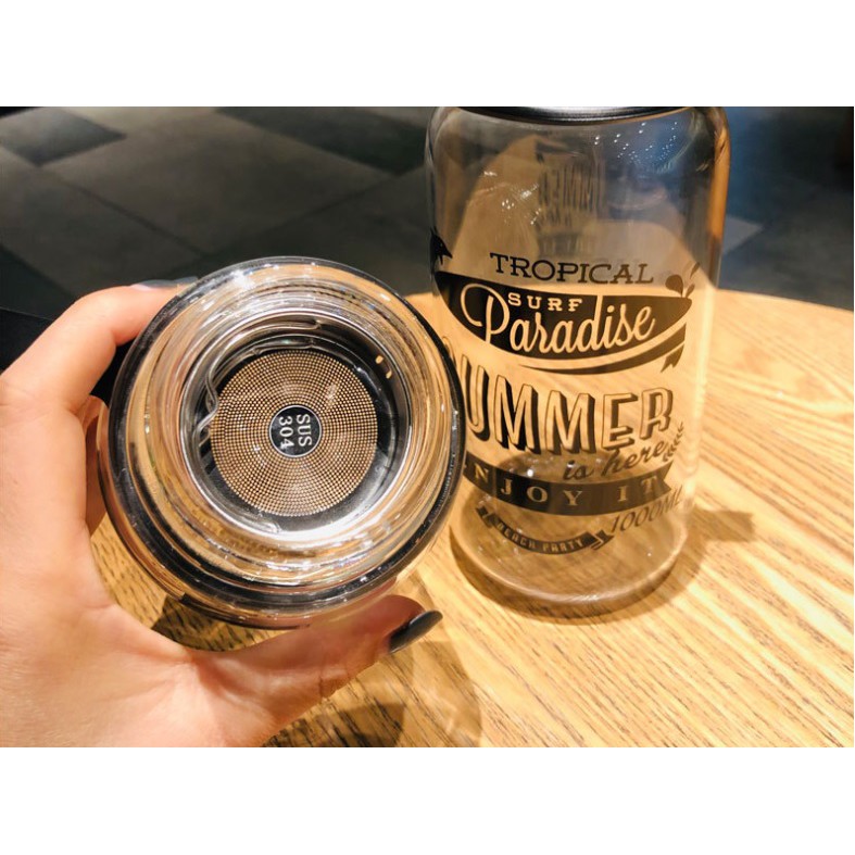 Bình nước thuỷ tinh Summer 1000ml | BigBuy360 - bigbuy360.vn