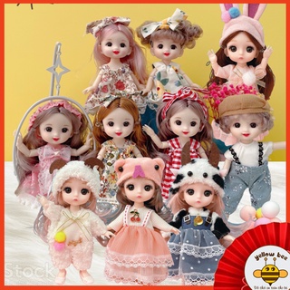 Búp bê BJD, búp bê Barbie có khớp 17cm giá rẻ, đồ chơi, quà tặng cho bé gái