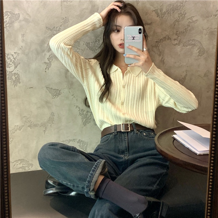  Áo Cardigan Dệt Kim Tay Dài Thiết Kế Đơn Giản Cho Nữ | BigBuy360 - bigbuy360.vn