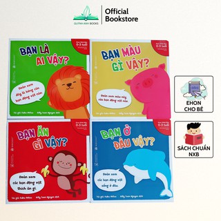 Sách - Ehon Bạn là ai vậy nuôi dưỡng tâm hồn cho trẻ 0-3 tuổi (Bộ 4 quyển) - NPH Wabooks