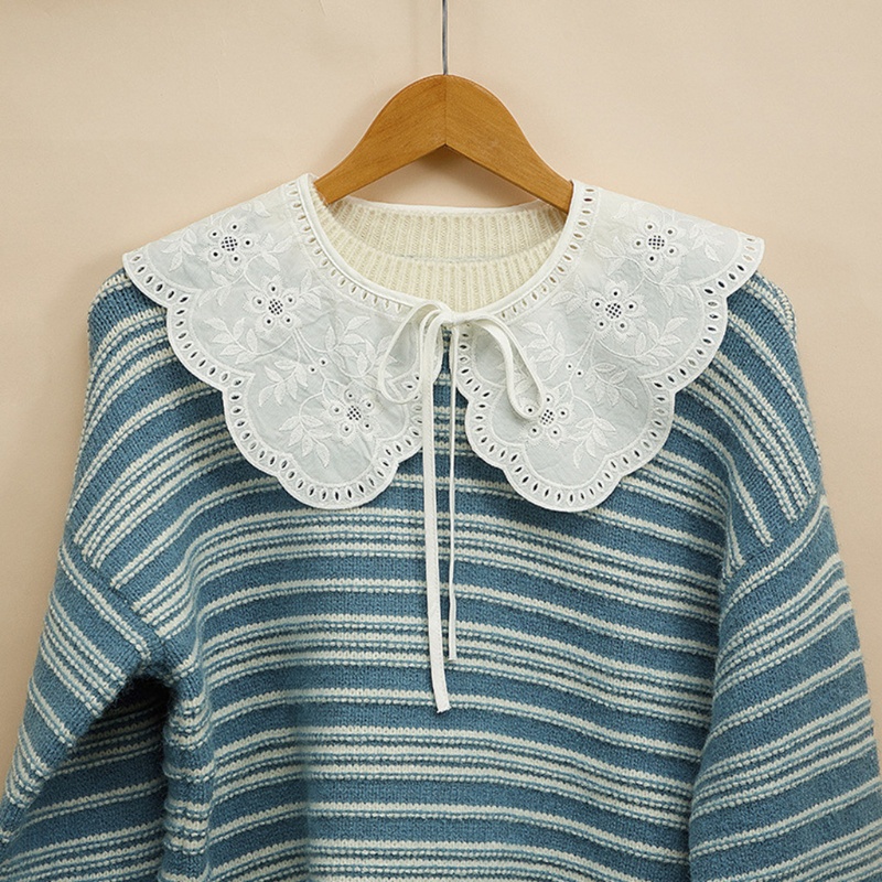 Vòng Cổ Ren Ngắn Thêu Hoa Hướng Dương Giả Trang Trí