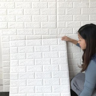 Miếng xốp dán tường giả gạch cách âm / cách nhiệt