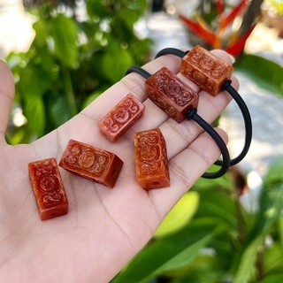 Vòng tay lu thống cam thach đỏ