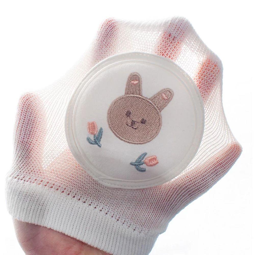 Miếng Đệm Bảo Vệ Đầu Gối Bằng Cotton Hình Thỏ Dễ Thương Cho Bé