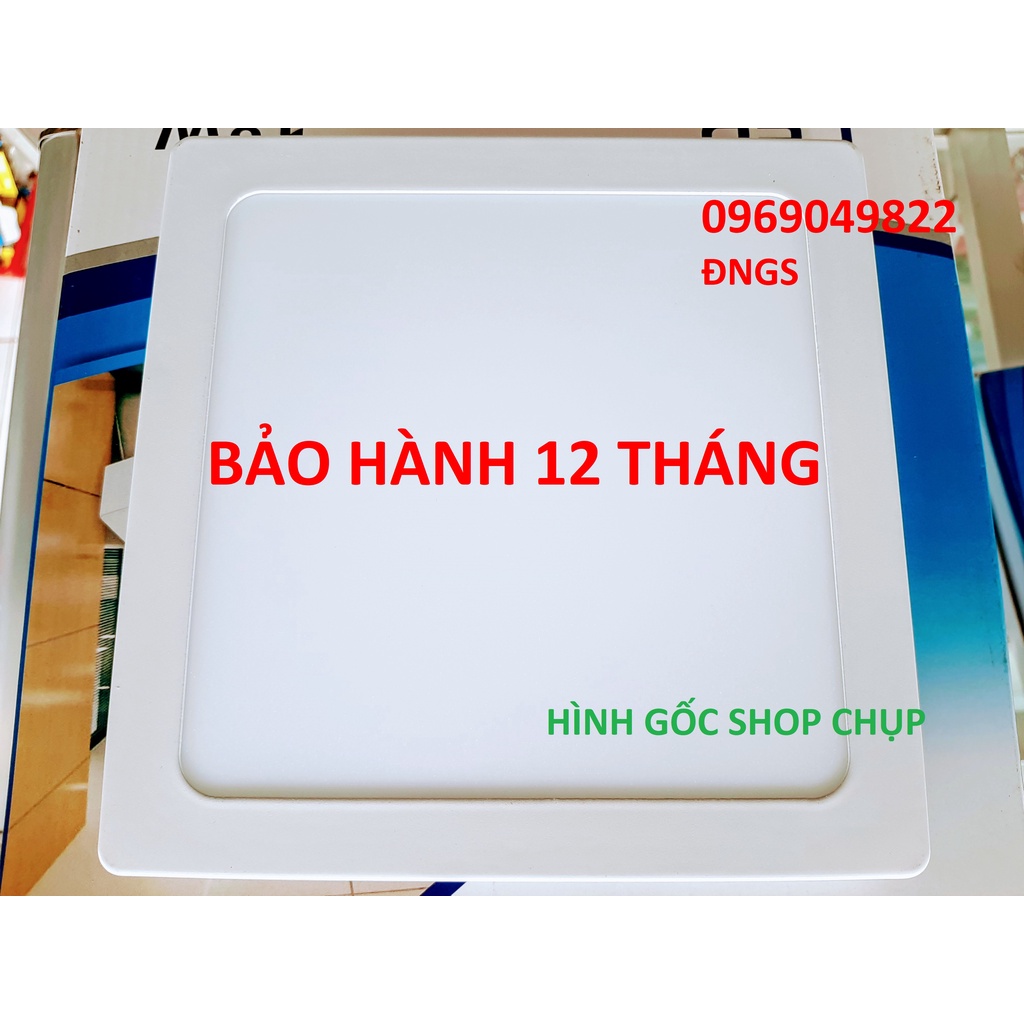 Đèn Led Ốp Trần Vuông 12W Siêu Tiết Kiệm Điện Năng
