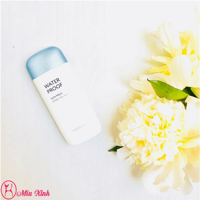 KEM CHỐNG NẮNG [MISSHA] Waterproof Sun Milk 70ml (New)