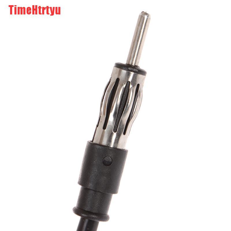 TimeHtrtyu Car Stereo FM&AM Radio Signal Antenna Aerial Signal Amp Amplifier Booster cable