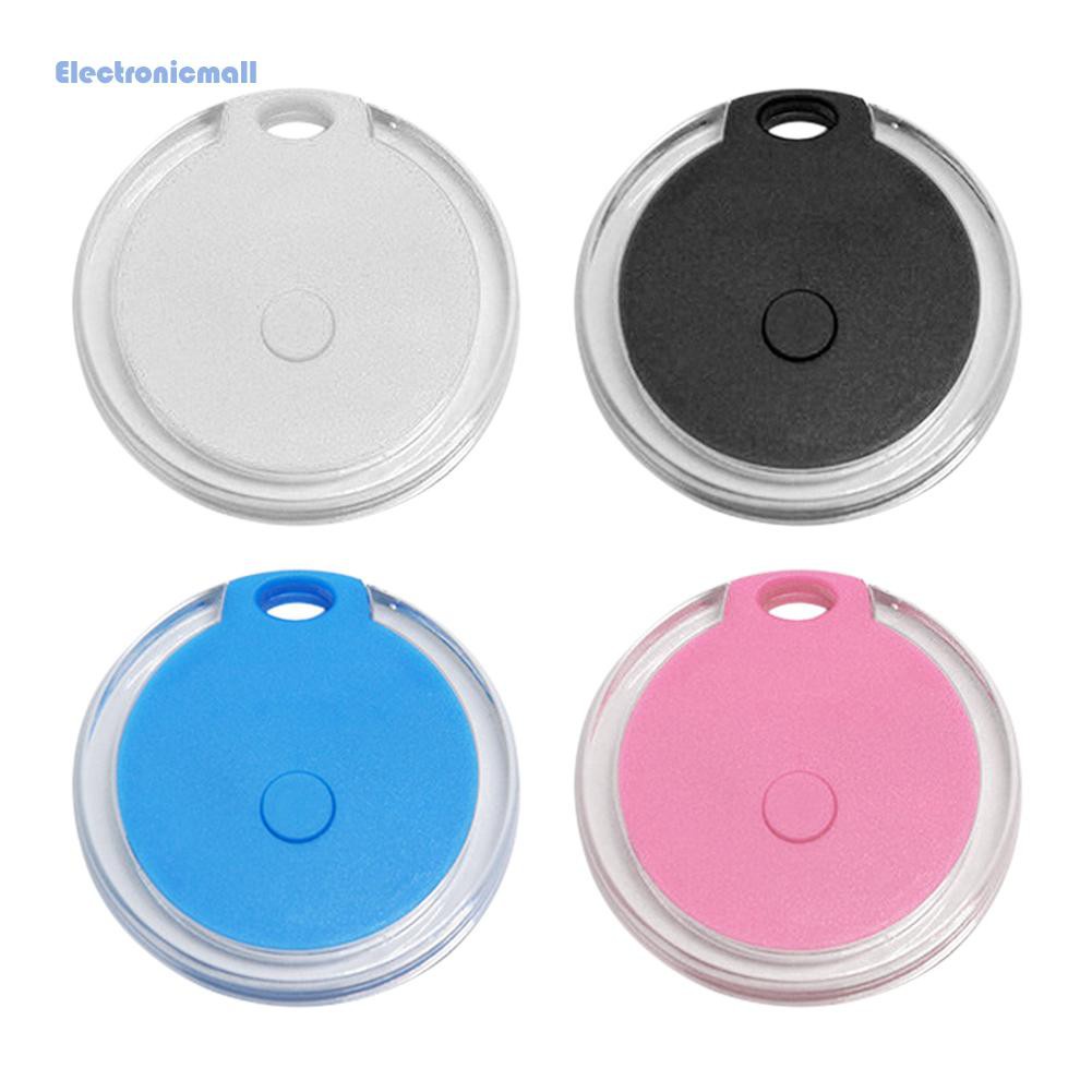 ElectronicMall01 4pcs Bluetooth Tracker Round Key Finder Item Locator for Key Wallet Pet Kid