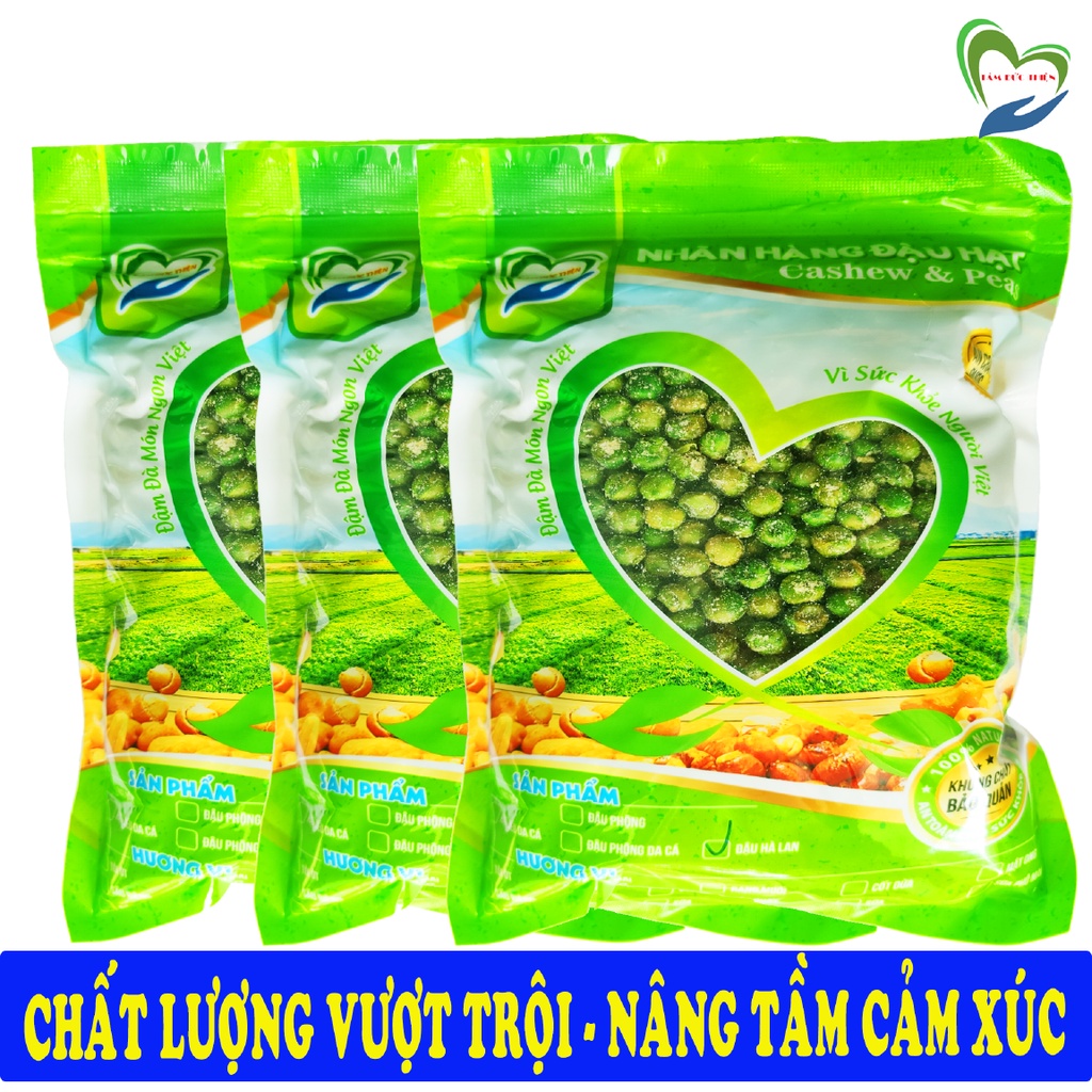 Đậu Hà Lan Rang Muối Hà Lan Muối Tâm Đức Thiện Túi 500GR