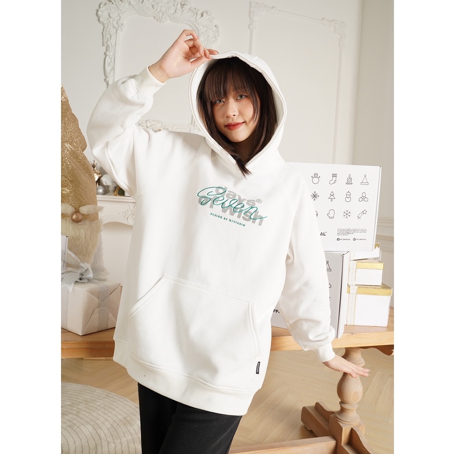 Áo Hoodie nỉ bông N7 SDOW basic nam nữ form rộng thu đông Local Brand