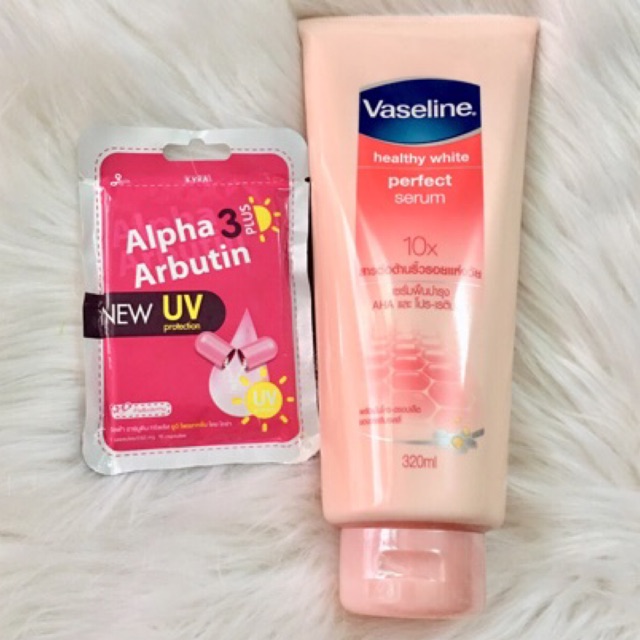🍒💐🍒 Combo dưỡng da và kích trắng Vaseline 10X hiệu quả