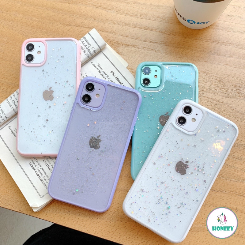 Ins Simple Starlight Matter Bling Glitter Case Glitter TPU Case for Phone 11 Pro Max X Xs Max XR Phone 8 7 Plus SE 2020 | BigBuy360 - bigbuy360.vn