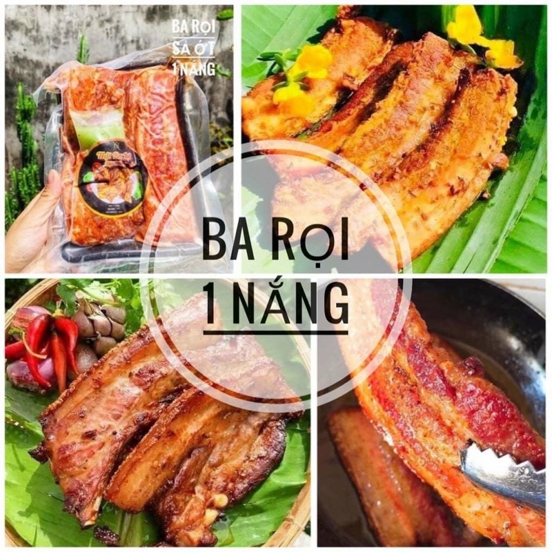 Ba rọi một nắng kèm nước sốt siêu ngon,tiện lợi 78k/500gr giao nhanh sài gòn
