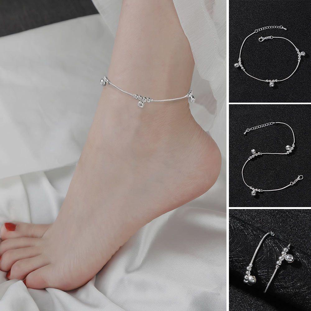 Lắc Chân Nữ Kiểu Dáng Đơn Giản|Dây Chuyền Mạ Vàng
