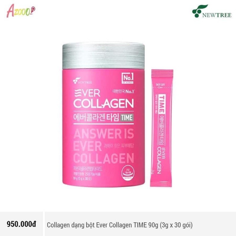 EVER COLLAGEN TIME dạng bột - Collagen số 1 Hàn Quốc [NHẬP KHẨU CHÍNH HÃNG] | BigBuy360 - bigbuy360.vn
