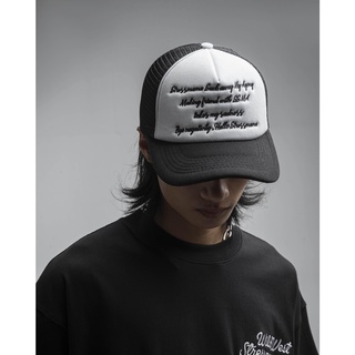 Stressmama nón ssma trucker hat - black màu đen, form sâu vừa, phụ kiện phù hợp cho giới trẻ local brand