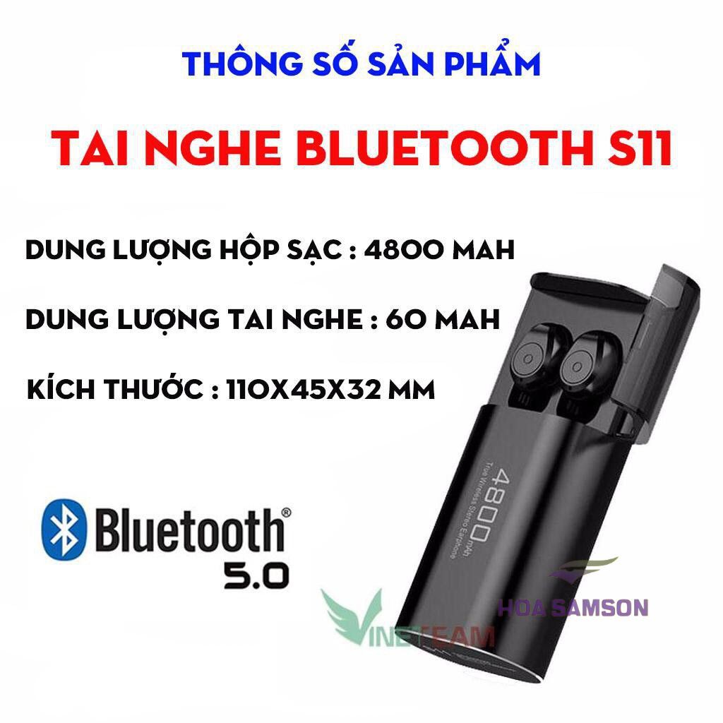 Tai nghe Bluetooth S11 chống nước pin dự phòng 4800mah