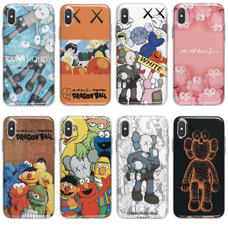 Ốp lưng Xiaomi Redmi Note 4 4X 5A Prime 5 6 7 Pro vỏ điện thoại Silicone mềm Case KAWS