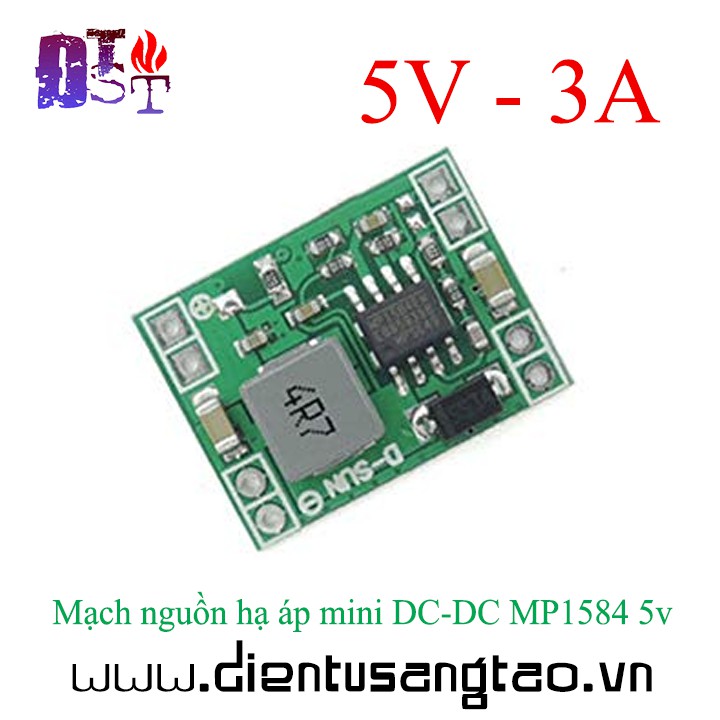 ✅ [RẺ NHẤT VIỆT NAM] ⚡ Mạch nguồn hạ áp mini DC-DC MP1584 5v