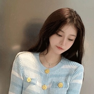 Áo Khoác Cardigan Dệt Kim Mỏng Cổ Tròn Họa Tiết Kẻ Sọc Thời Trang Hàn Quốc Cao Cấp