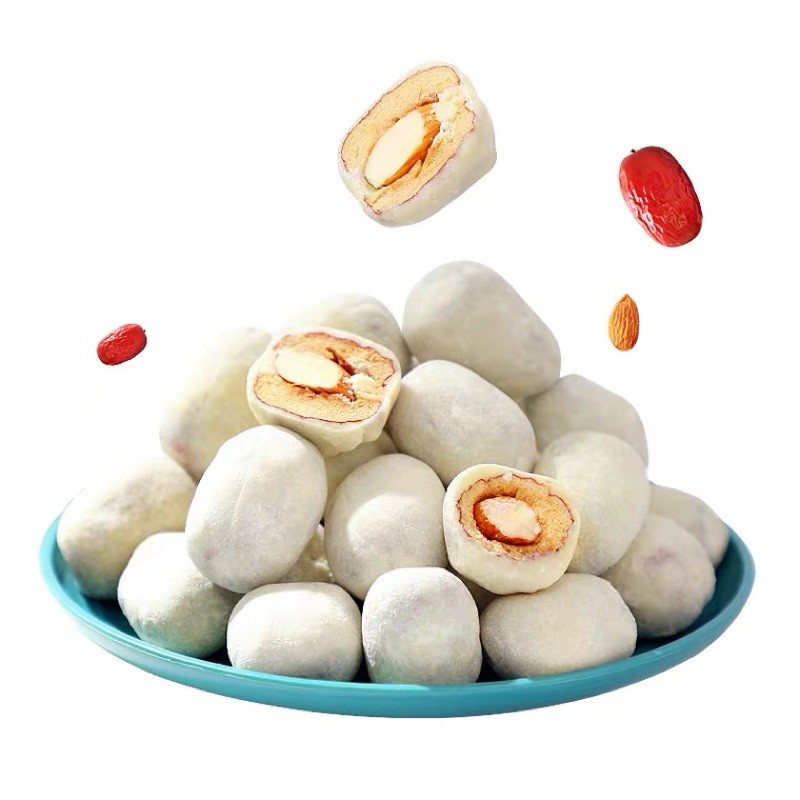 Kẹo Marshmallow Táo đỏ hạnh nhân túi 200gram