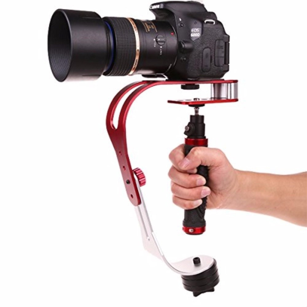 Tay quay phim chống rung cho máy ảnh và điện thoại SLR GOPRO (Tặng 01 gá kẹp điện thoại)