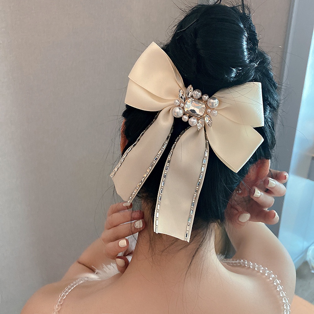 Kẹp Tóc Đính Ngọc Trai Giả Thời Trang Cho Nữ