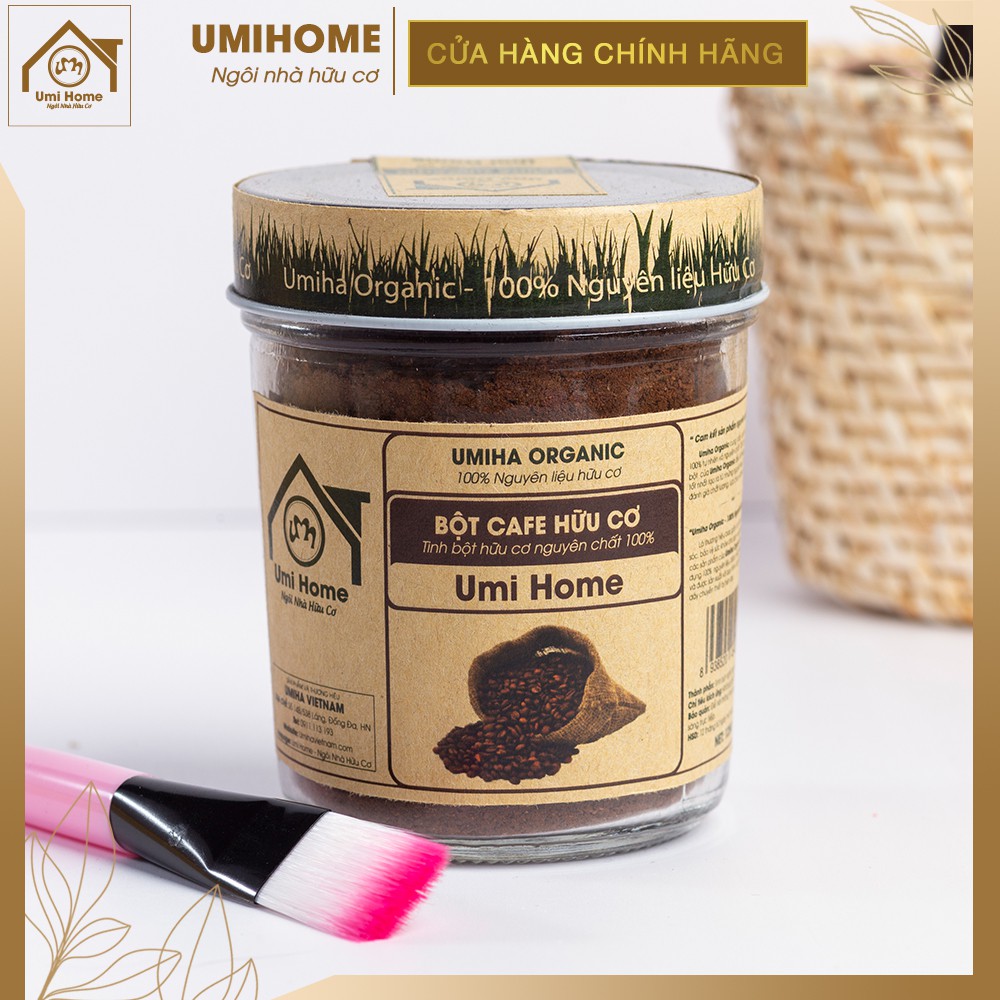 Bột Cafe trắng da hữu cơ UMIHOME nguyên chất | Coffee Powder 100% Organic 135G