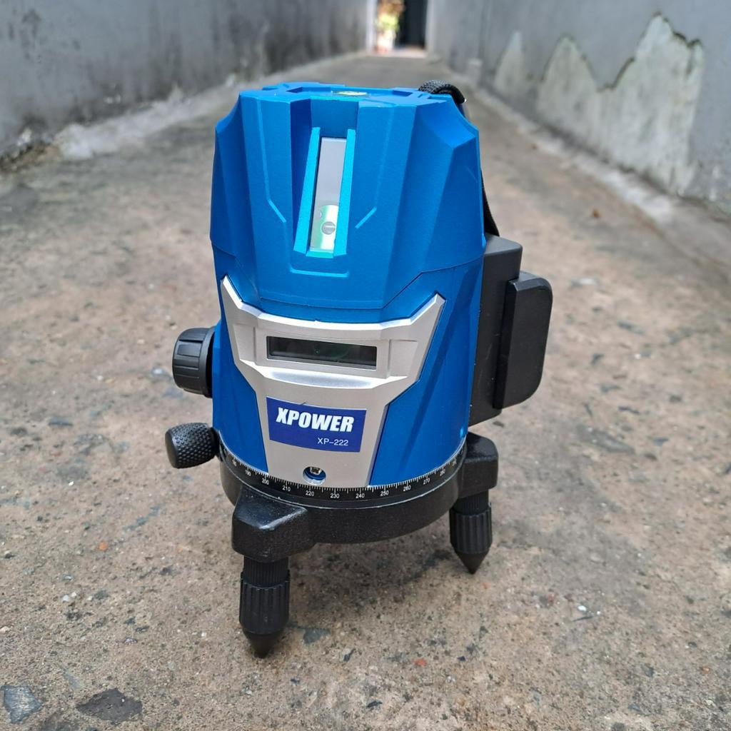 Máy Laser 5 tia xanh siêu sáng-Máy Cân Bằng -gồm 2pin -Bảo hành 12 tháng