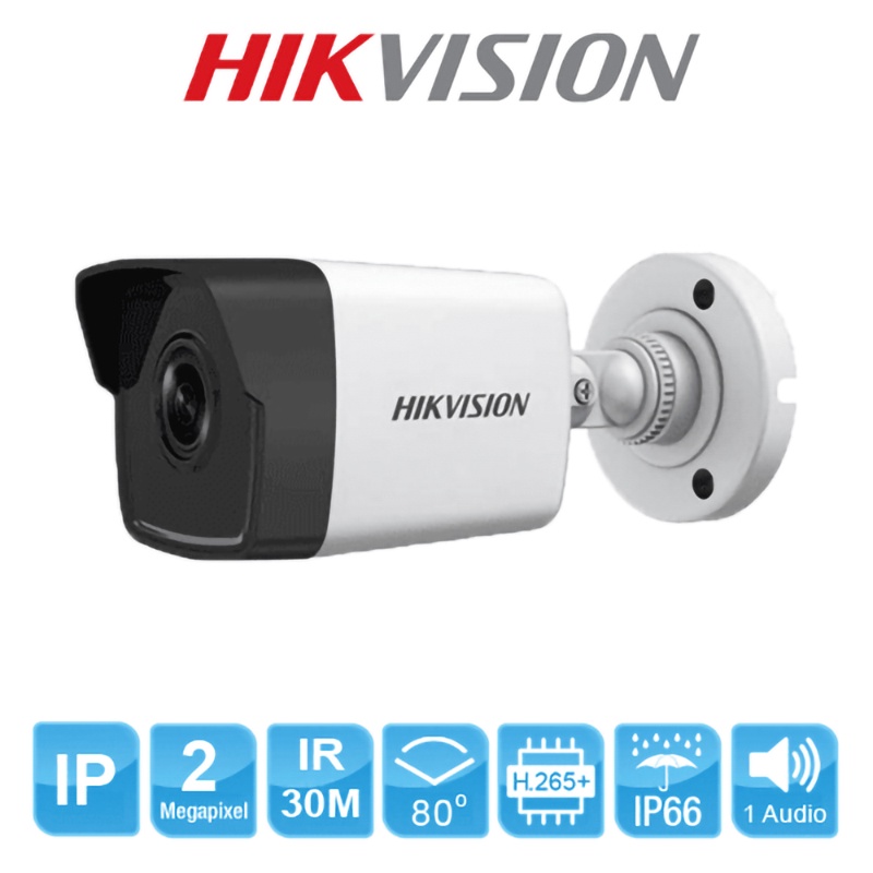 CAMERA IP HIKVISION DS-2CD1023G0-IUF 2MP Mic thu âm và POE - Hàng chính hãng