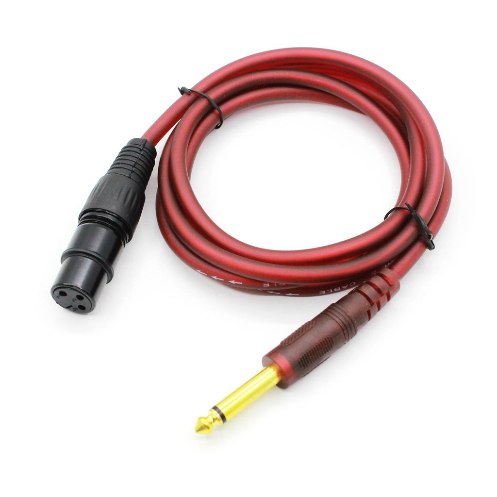 Cáp chuyển đổi chuôi 6.35mm sang lỗ cắm micro chất lượng cao