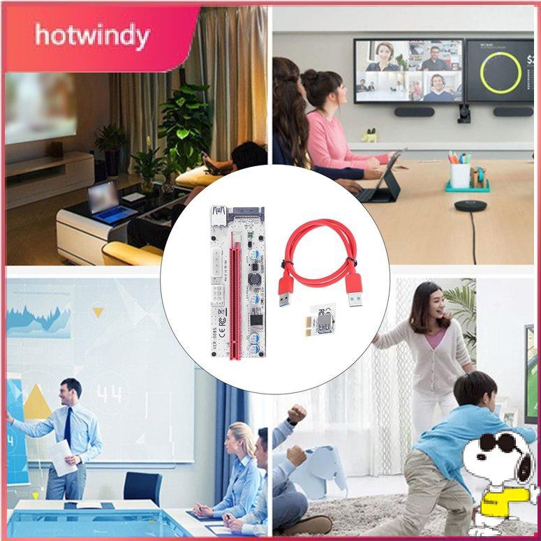 Dây cáp mở rộng thẻ đồ họa PCIE USB3.0 008s 60cm 1X sang 16X | BigBuy360 - bigbuy360.vn