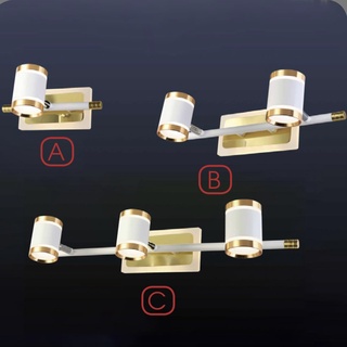 Đèn gắn tường rọi gương, soi tranh cao cấp màu trắng ST 2284 AN
