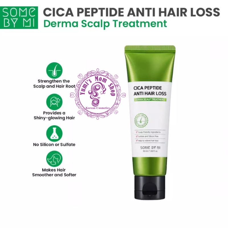 Dầu Xả Suôn Mượt Dưỡng Ẩm SOME BY MI Cica Peptide Anti Hair Loss Derma Scalp Treatment 50ml