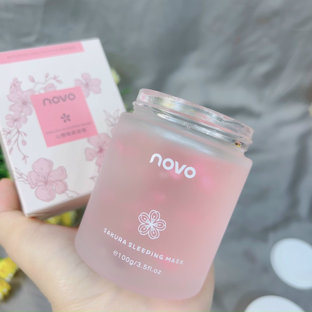 Mặt nạ thạch hoa anh đào Novo