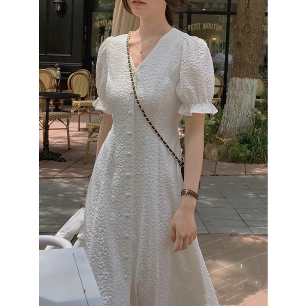 Đầm mùa thu cổ tim điệu đà Soca BT167