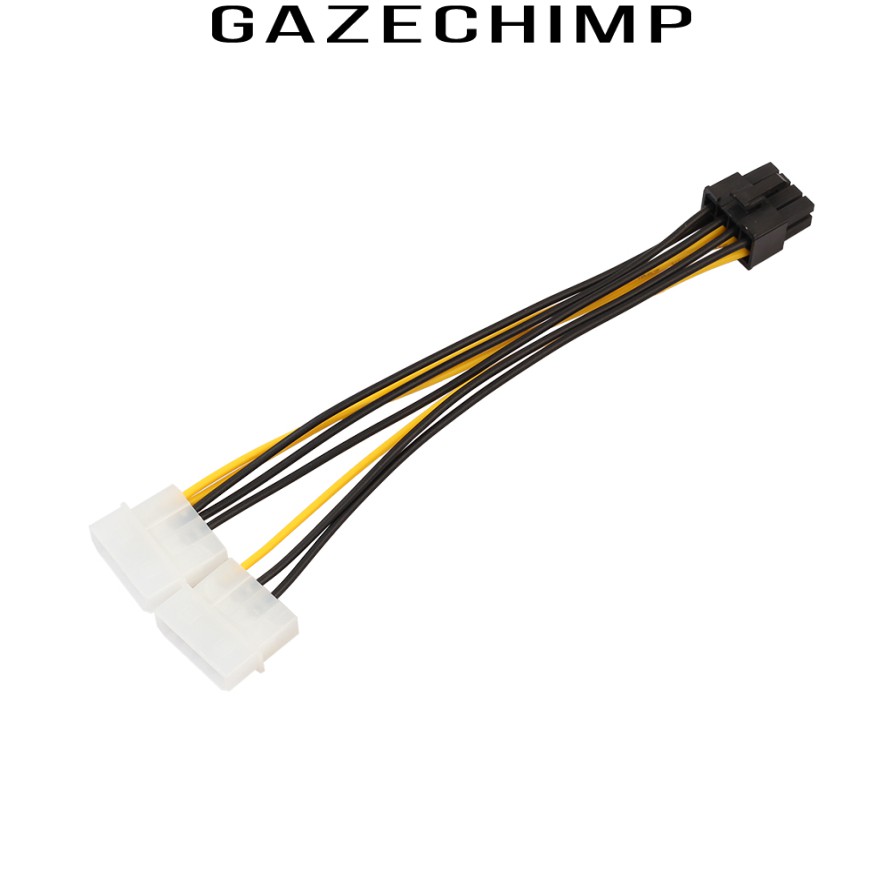 Dây Cáp Chuyển Đổi Hai Đầu Lp4 4 Pin Sang 8 Pin Pci-e Express Dành Cho Card Đồ Họa Asus Vga