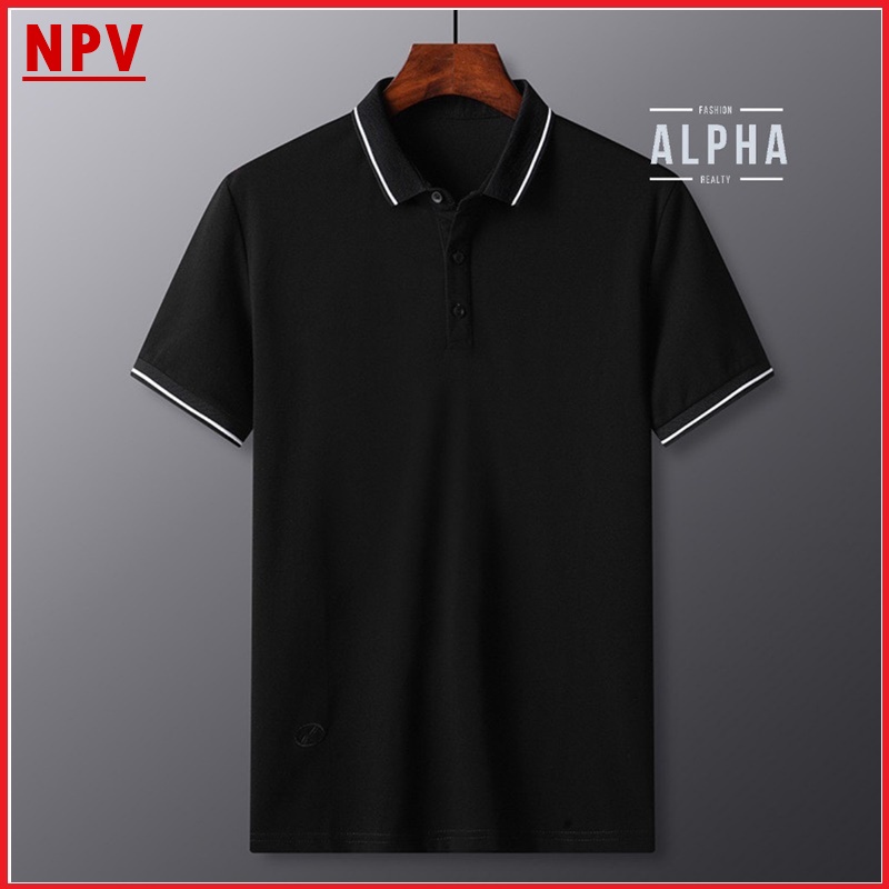 Áo polo cổ viền nam NPV đẹp trơn áo phông thun chất cotton đẹp có cổ hàng cao cấp nhiều màu FAVITI AT02 | WebRaoVat - webraovat.net.vn