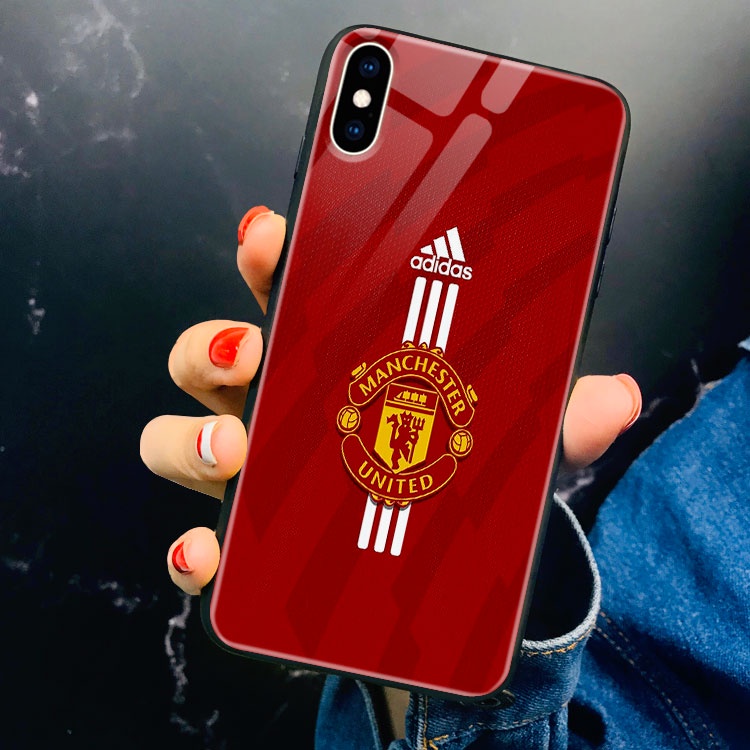 Ốp xịn logo manchester united thu hút nixon cho iphone 12mini/11pro/xs/max/xr/x/8/7/6/plus