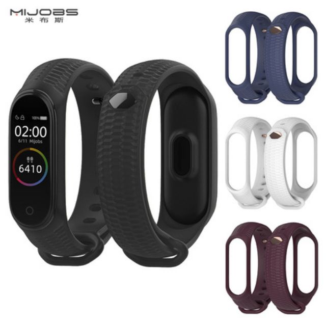 (Sẵn hàng VN) Dây thay thế họa tiết vân cho Miband 6 , Miband5 Mijobs / Vòng đeo tay thay thế mi band 4 miband3 miband 5