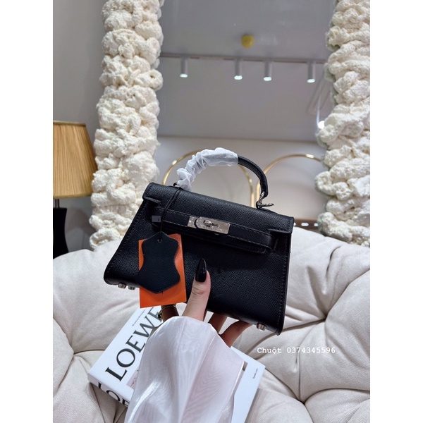 Túi HM Mini ⚡ Đen / Nâu / Size 19 ⚡ Hàng chuẩn