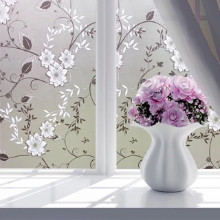 5M decal dán kính lá thu khổ 45cm