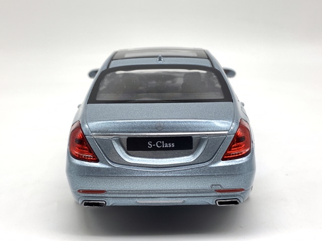 Xe Mô Hinh Mercedes-Benz S-Class 1:24 Welly ( Xanh Bạc )