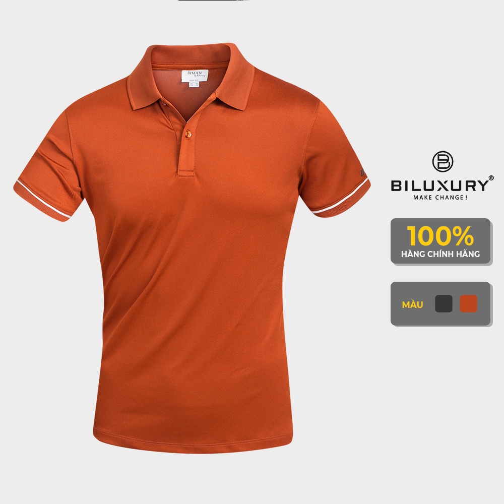 Áo polo nam thun cổ bẻ Biman by Biluxury viền tay phối màu trẻ trung vải cao cấp thoáng mát co giãn 4 chiều 5APCT013 | WebRaoVat - webraovat.net.vn