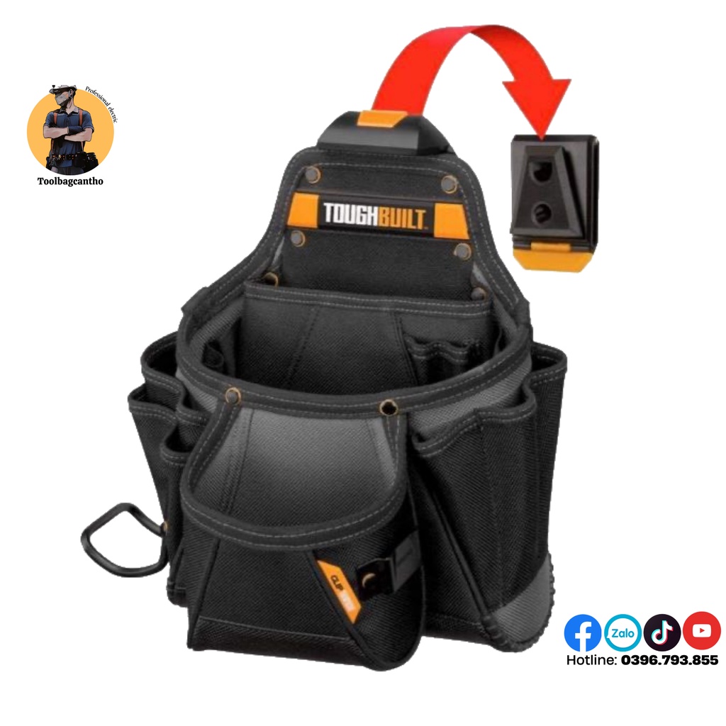 TÚI ĐỒ NGHỀ TOUGHBUILT TB-CTP-01001A