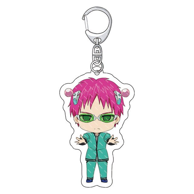 Móc khóa chibi Manga Saiki Kusuo no Psi-nanno Psi-nan móc khoá quà lưu niệm phụ kiện túi xách balo keyring bằng arcrylic